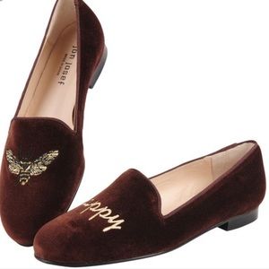 Jon Josef Bee Happy Velvet Shoes.